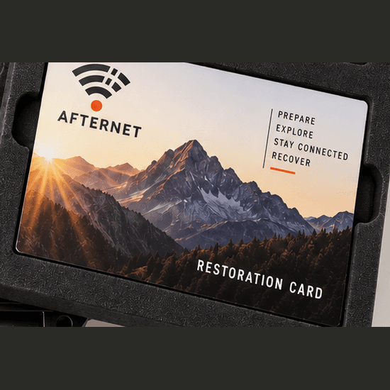 ARK FIELD: Printed recovery card